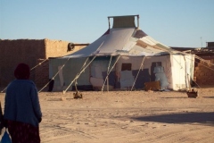 very old tent